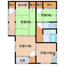 柳田　健一貸家の物件間取画像